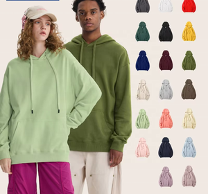 เสื้อฮู้ดดี้ผ้าฟลีซหนานุ่ม 350gsm รุ่นออทัมน์วินเทอร์ แบบสวมหัว ยูนิเซ็กส์ สตรีทแวร์  ไม่มีลาย - Product Image 5