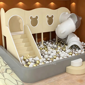 Play Cafe Ensembles de jeux souples d'intérieur avec château, toboggan, piscine à balles, structure d'escalade, balançoire, <span class=keywords><strong>zone</strong></span> de jeux ludique pour la maison, l'hôtel, le restaurant, le magasin - Product Image 5