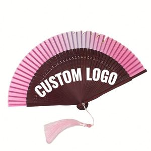 Éventail pliable léger personnalisé avec logo, idéal pour les festivals de musique en plein air, les soirées, les spectacles et les cadeaux d'affaires - Product Image 2