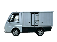 Micro-voiture électrique de fret à basse vitesse pour la logistique du dernier kilomètre, mini-fourgonnette électrique homologuée aux normes européennes