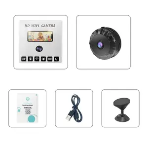 Kamera Keamanan Rumah Mini Nirkabel Grosir Pabrik 1080p Versi Malam H.265 Sensor CMOS WiFi Deteksi Gerakan untuk Penggunaan di Rumah - Product Image 6