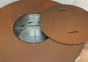 Foyer de jardin rond camping foyer extérieur en acier corten foyers à <span class=keywords><strong>bois</strong></span> - Product Image 3