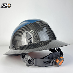 <span class=keywords><strong>Casque</strong></span> de sécurité industriel en fibre de <span class=keywords><strong>carbone</strong></span> à bord complet, matériau durable, protection de la tête pour la construction, certifié CE, vente chaude HBC - Product Image 3