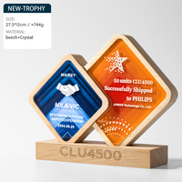 Plaque en bois massif haut de gamme forme personnalisée coupe effet de colle récompense d'entreprise carte d'autorisation client souvenir vierge en gros