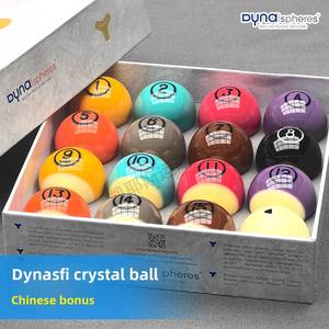 Bolas <span class=keywords><strong>de</strong></span> Billar <span class=keywords><strong>de</strong></span> Resina Negras Número <span class=keywords><strong>8</strong></span>, Marca Dynasphere, Calidad Grado A, Diseño Numerado, Apariencia <span class=keywords><strong>de</strong></span> Cristal, Importadas, Estándar <span class=keywords><strong>de</strong></span> 57.2 mm - Product Image 2