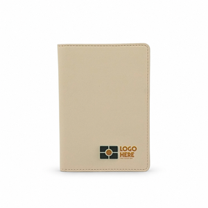 Porte-cartes en cuir PU de qualité supérieure, cadeau promotionnel d'entreprise, logo personnalisé, couleur beige ou sur mesure - Product Image 1