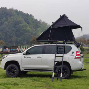 Tente de toit triangulaire <span class=keywords><strong>ultra</strong></span>-fine à ouverture automatique rapide, coque rigide pour <span class=keywords><strong>camping</strong></span> en voiture compacte - Product Image 2