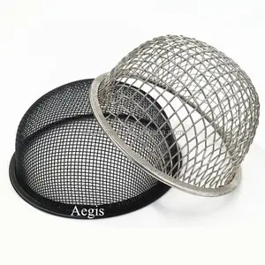 Aluminum edges 100 150 Micron Stainless Steel Dome Mesh Filter Caps/Steel Dome End Caps