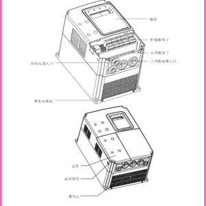 Inversor de frecuencia trifásico de 380V Invt Chf100a-1r5g-4 para motor de 1.5Kw con controlador de frecuencia variable - Product Image 1