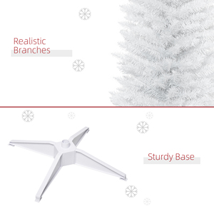 <span class=keywords><strong>HOMCOM</strong></span> Arbre <span class=keywords><strong>de</strong></span> <span class=keywords><strong>Noël</strong></span> artificiel <span class=keywords><strong>de</strong></span> haute qualité <span class=keywords><strong>de</strong></span> 7 pieds, arbre <span class=keywords><strong>de</strong></span> <span class=keywords><strong>Noël</strong></span> mince, 499 pointes <span class=keywords><strong>de</strong></span> branches réalistes, respectueux <span class=keywords><strong>de</strong></span> l'environnement, résistant aux flammes - Product Image 3