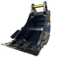 Godet standard en acier Q345B fiable pour excavatrice, godet polyvalent pour excavatrices de 18 à 22 tonnes