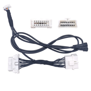 Faisceau de câblage automobile pour diagnostic personnalisé, étanche, en <span class=keywords><strong>PVC</strong></span>, 12V, à âme en cuivre, 4 conducteurs, avec fiche d'extension répartiteur pour diagnostic de panne de véhicule électrique - Product Image 1