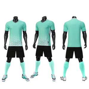 Grosir Paris seragam sepak bola kaus sepak bola penjualan laris kaus sepak bola pakaian sepak bola Set anak-anak pria