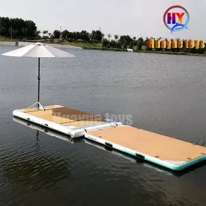 Water play Swim Deck Floating Water Mat for Pool Beach Ocean Stitch inflatable floating islands floating platform