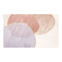 Tapis antidérapant en fausse fourrure de cachemire doux style nordique pour salon, chambre, chevet, canapé, table basse, décoration intérieure