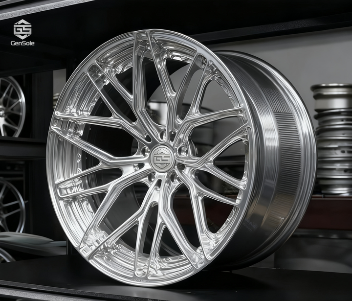 Alibaba Rims RCSR New Chrome Custom Passenger Car Rims Concave Aluminum Alloy Forged ...