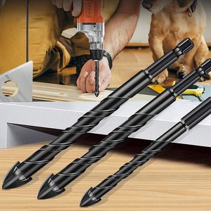 Mũi Khoan Đa Năng Cán Tam Giác Fryic Cho Gạch Men, Thủy Tinh, Tường Gạch, Mũi Khoan Lỗ Kim Cương Gỗ - Product Image 6