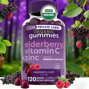 Suplemento dietético natural personalizado con logotipo <span class=keywords><strong>OEM</strong></span> ODM, caramelos de gomitas de vitamina C Elderberyy con zinc, compatible con la función inmune - Product Image 6