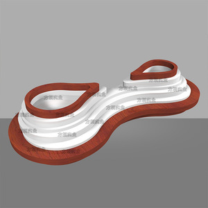 Custom <b>Wooden</b> <b>Bench</b> With Planter Mall Furniture Durable Design Creative Seating Display - Product Image 1