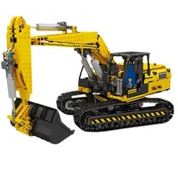 Mould King 17001-96 Série Ingénierie RC Grue sur chenilles Grue à tour Excavatrice Blocs de construction motorisés Vente en gros