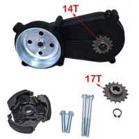 Boîtier de tambour d'embrayage 49cc T8F avec embrayage en fer et vis pour mini quad de poche 47 49cc, moto tout-terrain ATV
