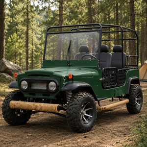Directo <span class=keywords><strong>de</strong></span> Fábrica: Vehículo Utilitario a Gasolina <span class=keywords><strong>de</strong></span> 350 CC, Estilo Vintage Cruiser con Parrilla Clásica, Buggy Todoterreno para Agencias <span class=keywords><strong>de</strong></span> Seguridad y Recorrido <span class=keywords><strong>de</strong></span> Perímetros - Product Image 2