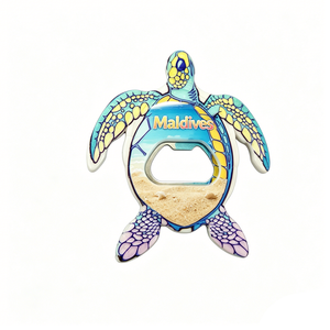 Décapsuleur magnétique personnalisé en forme de tortue, souvenir touristique de la Guadeloupe, des Maldives et de <span class=keywords><strong>Tahiti</strong></span>, aimant de réfrigérateur - Product Image 3
