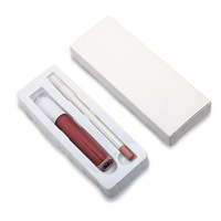 Logo Kustom DIY Tube Lipstick Lip Liner Kit Creamy Matte Vegan Bebas Kekejaman Tahan Lama Pigmentasi Tinggi Tahan Air OEM Lip Combo