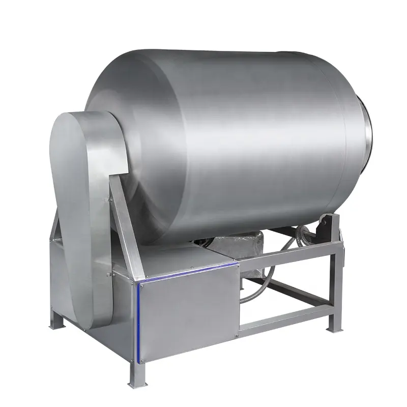 Commercial large food meat processing fish chicken vacuum tumbler marinator marinating machine