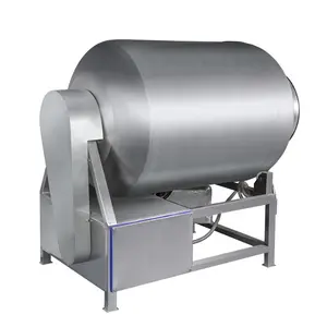 Commercial large food meat processing fish chicken vacuum tumbler marinator marinating machine