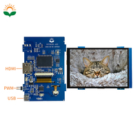 Module d'affichage LCD TFT 3,5 pouces, résolution 320x480, interface HD-MI, écran tactile LCD pour Raspberry Pi 5 4 3