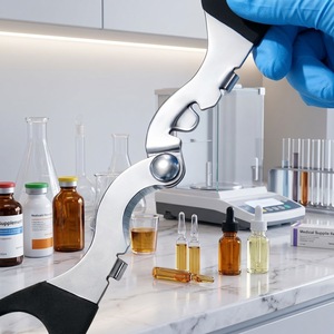 Apribottiglie Portatile in Acciaio Inossidabile per Liquidi Orali, Strumento Anti-Scoppio per Rimuovere Tappi in Alluminio da Flaconi di Medicinali - Product Image 5