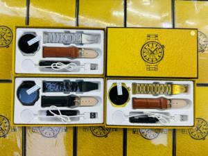 2024 новые продукты умные часы 4 Pro Роскошные <span class=keywords><strong>3</strong></span> ремешок 1,5 "круглый сенсорный экран BT трекер сердечного ритма умные часы - Product Image 2