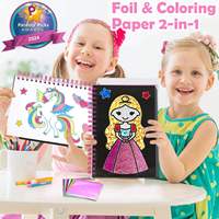 Kit de bricolage de princesse et de licorne amusant pour les enfants, idée créative, cadeau d'anniversaire et de Noël pour les enfants.