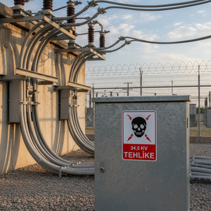 Señal de Advertencia de 34.5 KV para Productos de Media y Alta Tensión - Product Image 3