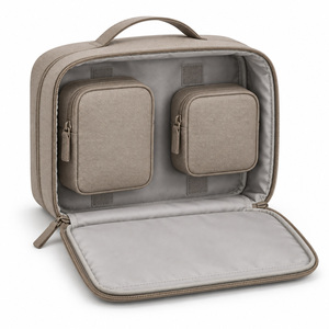 Toiletry <b>Bag</b> Modular 2 in 1 Polyester Removable Inner Pouches Waterproof Lining Luggage <b>Trolley</b> <b>Sleeve</b> Custom Logo ISO BSCI - Product Image 4