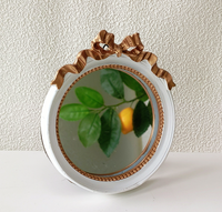 Miroirs irréguliers en gros pour l'exportation, style baroque vintage, ornements miniatures en résine tridimensionnels pour Noël