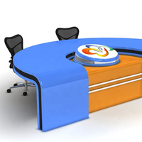 Tables de studio audio ML-- pour diffusion, bureaux de studio de station de radio, bureaux d'interview pour les nouvelles télévisées