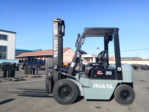 Chariot élévateur diesel HUAYA 1 tonne 2,5 tonnes, abordable, fiable, certifié CE, tout-terrain, moteur japonais, hauteur de levage 3-7m - Product Image 6