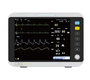 Taşınabilir yaşamsal belirtiler izleme cihazı monitör veteriner evcil hayvan ekg ile çok parametreli monitör kullanın