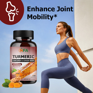 Cápsulas de Cúrcuma OEM ODM con Raíz de Cúrcuma, Raíz de Jengibre y Bromelina, Apoyo para la Salud de las Articulaciones, Envejecimiento Saludable, Alivio del Malestar - Product Image 4