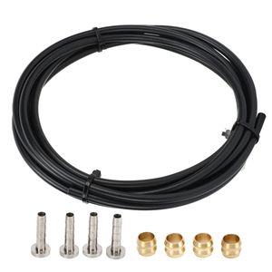 Tuyau de frein à disque <span class=keywords><strong>hydraulique</strong></span> pour vélo de 2,5 m avec 4 kits de raccordement <span class=keywords><strong>olive</strong></span> BH90, câble de frein à disque à huile pour M315 - Product Image 1