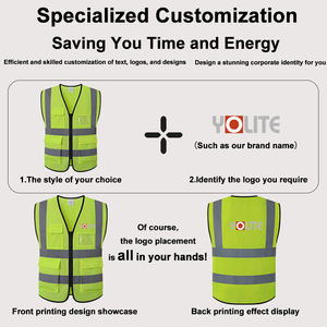 جودة ممتازة 3 متر سترات سلامة عاكسة الصيف softshell <span class=keywords><strong>hi</strong></span> <span class=keywords><strong>vis</strong></span> سترة صناعية سميكة اللون البرتقالي bleu fluorescente veste - Product Image 5