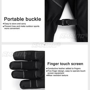 Motorcycle <b>Gloves</b> Driving Riding Winter Thermal Warm <b>Gloves</b> Windproof Anti-slip <b>Touch</b> <b>Screen</b> <b>Gloves</b> Universal - Product Image 6
