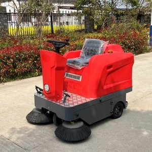 Street Road Dust <b>Cleaning</b> Equipment Rechargeable Driving <b>Floor</b> Machine Mini Small Street - Product Image 3