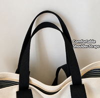 Sac fourre-tout en toile réutilisable de haute qualité avec poignées en corde écologiques de couleur personnalisée et fermeture éclair pour une vie durable