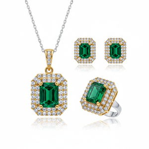 Conjunto de joyería de plata de ley 925 hecha a mano, turcas auténticas, moda de moda - Product Image 2
