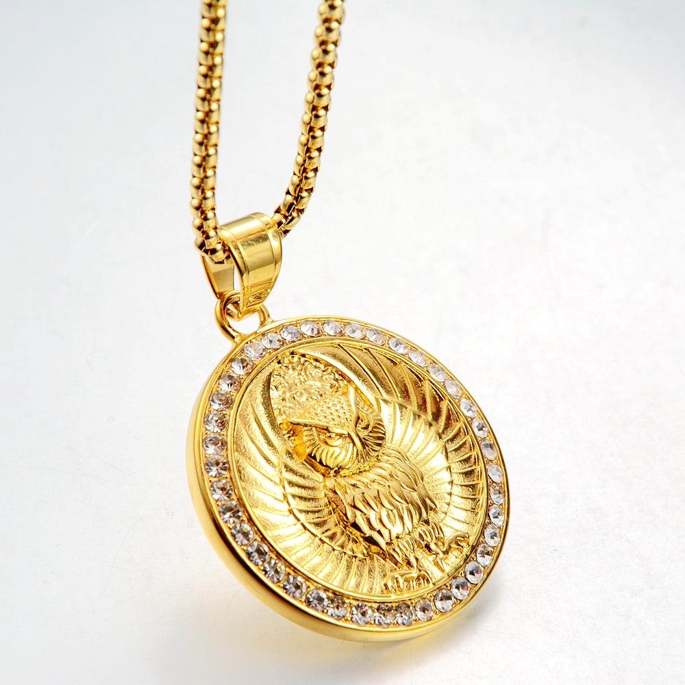 จี้เดี่ยวสีทองไม่มีโซ่