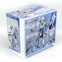 Boîtier PC Vertical Mid-Tower Anime Personnalisé ATX avec Panneau Latéral en Verre Trempé pour Gaming, Fournisseur OEM en Aluminium en Gros
