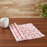 Kertas Tisu Kado Natal Anti Minyak Kualitas Premium Ukuran 50x70cm 17gsm, Kemasan Bunga Kering & Sabun, Dekorasi Pernikahan, Pasokan Pabrik
